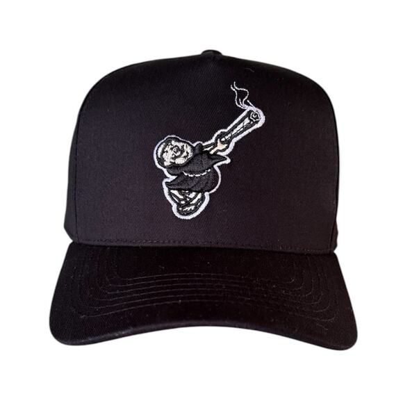 Banned Wagon San Diego Padres Fried Friars Black A-Frame Snapback Hat - Picture 1 of 5